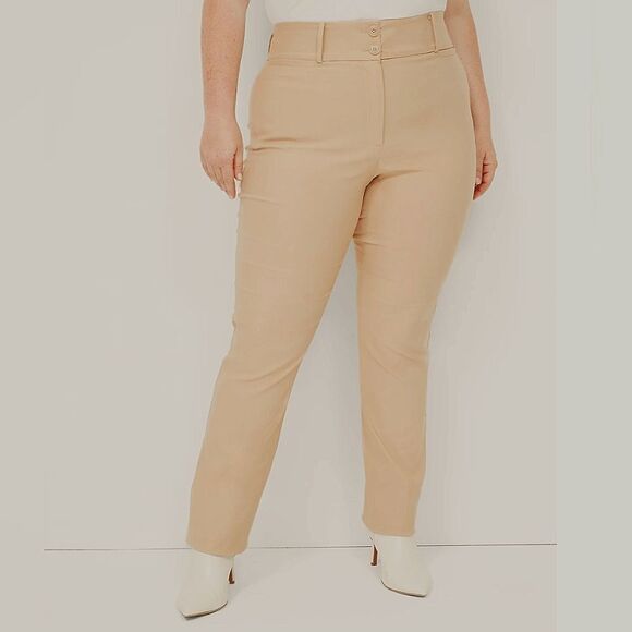 Tighter Tummy High-Rise Straight 4-Season Pants - Picture 1 of 6